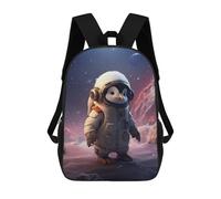 sinyumoney Sacs À Dos Imprimés En 3D Pour Enfants 17inch Cute Explorer Penguin Snow Sac D'école Pour Enfants, Sac De Voyage, Sac À Livres Tendance, Grand Sac À Dos