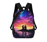 sinyumoney Sacs À Dos Imprimés En 3D Pour Enfants 17inch Eternal Sunset Cosmos Sacs À Livres Garçon Fille Sac D'école Pour Enfants Sac À Dos Avec Grandes Poches Pour L'école