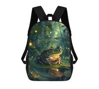 sinyumoney Sacs À Dos Imprimés En 3D Pour Enfants 17inch Fairy Frog Sacs À Livres Garçon Fille Sac D'école Pour Enfants Sac À Dos Avec Grandes Poches Pour L'école