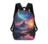 sinyumoney Sacs À Dos Imprimés En 3D Pour Enfants 17inch Fantasy Landscape Sac D'école Pour Enfants, Sac De Voyage, Sac À Livres Tendance, Grand Sac À Dos