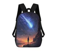 sinyumoney Sacs À Dos Imprimés En 3D Pour Enfants 17inch Galaxy Twilight Landscape Sacs À Livres Garçon Fille Sac D'école Pour Enfants Sac À Dos Avec Grandes Poches Pour L'école