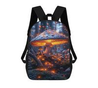 sinyumoney Sacs À Dos Imprimés En 3D Pour Enfants 17inch Glowing Mushroom Forest Sacs À Livres Garçon Fille Sac D'école Pour Enfants Sac À Dos Avec Grandes Poches Pour L'école