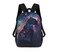 sinyumoney Sacs À Dos Imprimés En 3D Pour Enfants 17inch Jaguar Silhouette Galaxy Sacs À Livres Garçon Fille Sac D'école Pour Enfants Sac À Dos Avec Grandes Poches Pour L'école