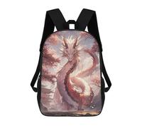 sinyumoney Sacs À Dos Imprimés En 3D Pour Enfants 17inch Japanese Sakura Dragon Sac D'école Pour Enfants, Sac De Voyage, Sac À Livres Tendance, Grand Sac À Dos