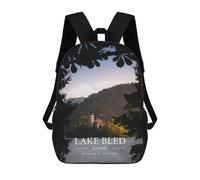 sinyumoney Sacs À Dos Imprimés En 3D Pour Enfants 17inch LAKE BLED Sac D'école Pour Enfants, Sac De Voyage, Sac À Livres Tendance, Grand Sac À Dos
