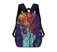 sinyumoney Sacs À Dos Imprimés En 3D Pour Enfants 17inch Liberty Picasso Style Art Sac D'école Pour Enfants, Sac De Voyage, Sac À Livres Tendance, Grand Sac À Dos