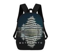 sinyumoney Sacs À Dos Imprimés En 3D Pour Enfants 17inch Matsumoto Castle Japan Sac D'école Pour Enfants, Sac De Voyage, Sac À Livres Tendance, Grand Sac À Dos