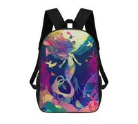 sinyumoney Sacs À Dos Imprimés En 3D Pour Enfants 17inch Mermaid Colorful Sac D'école Pour Enfants, Sac De Voyage, Sac À Livres Tendance, Grand Sac À Dos