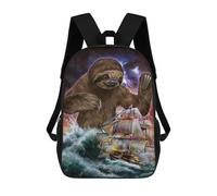 sinyumoney Sacs À Dos Imprimés En 3D Pour Enfants 17inch Monster Titan Sloth Kraken Sacs À Livres Garçon Fille Sac D'école Pour Enfants Sac À Dos Avec Grandes Poches Pour L'école