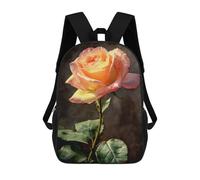 sinyumoney Sacs À Dos Imprimés En 3D Pour Enfants 17inch Pink Rose Sac D'école Pour Enfants, Sac De Voyage, Sac À Livres Tendance, Grand Sac À Dos
