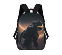 sinyumoney Sacs À Dos Imprimés En 3D Pour Enfants 17inch Reflecting The Sun Sacs À Livres Garçon Fille Sac D'école Pour Enfants Sac À Dos Avec Grandes Poches Pour L'école