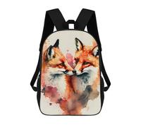 sinyumoney Sacs À Dos Imprimés En 3D Pour Enfants 17inch Romantic Fox Couple Sac D'école Pour Enfants, Sac De Voyage, Sac À Livres Tendance, Grand Sac À Dos
