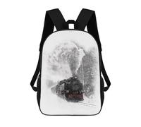 sinyumoney Sacs À Dos Imprimés En 3D Pour Enfants 17inch Steam Train Locomotive Sacs À Livres Garçon Fille Sac D'école Pour Enfants Sac À Dos Avec Grandes Poches Pour L'école
