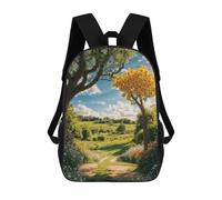 sinyumoney Sacs À Dos Imprimés En 3D Pour Enfants 17inch Sunlit Path to The Tree Sacs À Livres Garçon Fille Sac D'école Pour Enfants Sac À Dos Avec Grandes Poches Pour L'école