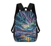 sinyumoney Sacs À Dos Imprimés En 3D Pour Enfants 17inch Winter Wonderland Sac D'école Pour Enfants, Sac De Voyage, Sac À Livres Tendance, Grand Sac À Dos