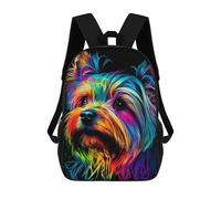 sinyumoney Sacs À Dos Imprimés En 3D Pour Enfants 17inch Yorkshire Colorful Sac D'école Pour Enfants, Sac De Voyage, Sac À Livres Tendance, Grand Sac À Dos