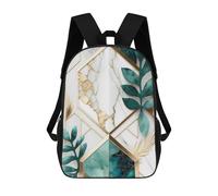 sinyumoney Sacs À Dos Imprimés En 3D Pour Enfants Abstract Botanic Polygons : Sac À Dos Scolaire Mignon Pour Garçons, Idéal Pour Les Activités De Plein Air Et Les Sorties Au Collège 17inch