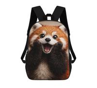 sinyumoney Sacs À Dos Imprimés En 3D Pour Enfants Adorable Red Panda Portrait Sacs À Dos Tendance Et Décontractés, Sacs De Voyage Mignons, Sacs À Dos Décontractés Pour Garçons Et Filles