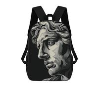 sinyumoney Sacs À Dos Imprimés En 3D Pour Enfants Alexander The Great : Sac À Dos Scolaire Mignon Pour Garçons, Idéal Pour Les Activités De Plein Air Et Les Sorties Au Collège 17inch