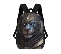 sinyumoney Sacs À Dos Imprimés En 3D Pour Enfants Armored Tiger Guardian Sacs À Dos Scolaires Garçon Fille Avec Grandes Poches Pour Enfants 17inch