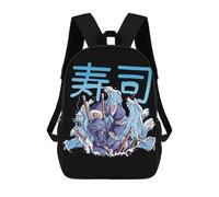 sinyumoney Sacs À Dos Imprimés En 3D Pour Enfants Asian Great Dragon Wave Sacs À Dos Scolaires Garçon Fille Avec Grandes Poches Pour Enfants 17inch