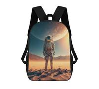 sinyumoney Sacs À Dos Imprimés En 3D Pour Enfants Astronaut on Mars -2 : Sac À Dos Scolaire Mignon Pour Garçons, Idéal Pour Les Activités De Plein Air Et Les Sorties Au Collège 17inch