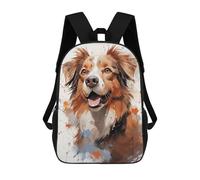 sinyumoney Sacs À Dos Imprimés En 3D Pour Enfants Australian Shepherd 2 : Sac À Dos Scolaire Mignon Pour Garçons, Idéal Pour Les Activités De Plein Air Et Les Sorties Au Collège 17inch