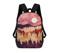 sinyumoney Sacs À Dos Imprimés En 3D Pour Enfants Autumn Sunset Sacs À Dos Tendance Et Décontractés, Sacs De Voyage Mignons, Sacs À Dos Décontractés Pour Garçons Et Filles