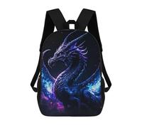 sinyumoney Sacs À Dos Imprimés En 3D Pour Enfants Black Magic Dragon : Sac À Dos Scolaire Mignon Pour Garçons, Idéal Pour Les Activités De Plein Air Et Les Sorties Au Collège 17inch