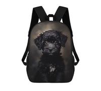 sinyumoney Sacs À Dos Imprimés En 3D Pour Enfants Black Poodle Puppy Sacs À Dos Tendance Et Décontractés, Sacs De Voyage Mignons, Sacs À Dos Décontractés Pour Garçons Et Filles