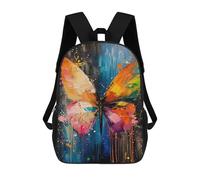 sinyumoney Sacs À Dos Imprimés En 3D Pour Enfants Colorful Abstract Butterfly Painting Sacs À Dos Tendance Et Décontractés, Sacs De Voyage Mignons, Sacs À Dos Décontractés Pour Garçons Et Filles