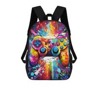 sinyumoney Sacs À Dos Imprimés En 3D Pour Enfants Colorful Gaming Controller Art Print -4 Sacs À Dos Scolaires Garçon Fille Avec Grandes Poches Pour Enfants 17inch
