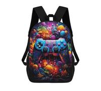 sinyumoney Sacs À Dos Imprimés En 3D Pour Enfants Colorful Gaming Paradise Sacs À Dos Scolaires Garçon Fille Avec Grandes Poches Pour Enfants 17inch