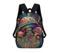 sinyumoney Sacs À Dos Imprimés En 3D Pour Enfants Colorful Mushroom Fantasy Sacs À Dos Scolaires Garçon Fille Avec Grandes Poches Pour Enfants 17inch