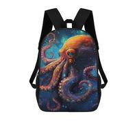 sinyumoney Sacs À Dos Imprimés En 3D Pour Enfants Colorful Octopus Artwork -4 Sacs À Dos Scolaires Garçon Fille Avec Grandes Poches Pour Enfants 17inch