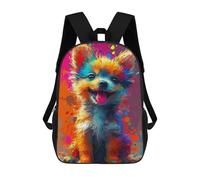 sinyumoney Sacs À Dos Imprimés En 3D Pour Enfants Colorful Pomeranian Painting Sacs À Dos Tendance Et Décontractés, Sacs De Voyage Mignons, Sacs À Dos Décontractés Pour Garçons Et Filles