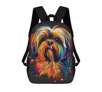 sinyumoney Sacs À Dos Imprimés En 3D Pour Enfants Colorful Yorkshire Terrier Art Print Sacs À Dos Tendance Et Décontractés, Sacs De Voyage Mignons, Sacs À Dos Décontractés Pour Garçons Et Filles