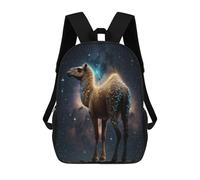 sinyumoney Sacs À Dos Imprimés En 3D Pour Enfants Cosmic Camel in Space Sacs À Dos Tendance Et Décontractés, Sacs De Voyage Mignons, Sacs À Dos Décontractés Pour Garçons Et Filles