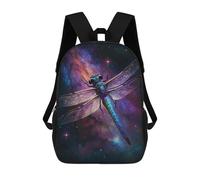 sinyumoney Sacs À Dos Imprimés En 3D Pour Enfants Cosmic Dragonfly Art Print-2 Sacs À Dos Tendance Et Décontractés, Sacs De Voyage Mignons, Sacs À Dos Décontractés Pour Garçons Et Filles