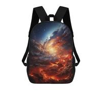 sinyumoney Sacs À Dos Imprimés En 3D Pour Enfants Cosmic Firestorm Nebula Sacs À Dos Tendance Et Décontractés, Sacs De Voyage Mignons, Sacs À Dos Décontractés Pour Garçons Et Filles