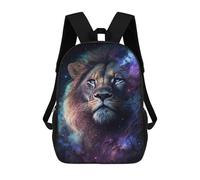 sinyumoney Sacs À Dos Imprimés En 3D Pour Enfants Cosmic Lion Art Print-8 Sacs À Dos Tendance Et Décontractés, Sacs De Voyage Mignons, Sacs À Dos Décontractés Pour Garçons Et Filles