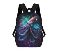 sinyumoney Sacs À Dos Imprimés En 3D Pour Enfants Cosmic Octopus Art Print-6 Sacs À Dos Tendance Et Décontractés, Sacs De Voyage Mignons, Sacs À Dos Décontractés Pour Garçons Et Filles