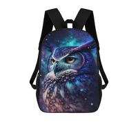 sinyumoney Sacs À Dos Imprimés En 3D Pour Enfants Cosmic Owl Art Print-16 Sacs À Dos Tendance Et Décontractés, Sacs De Voyage Mignons, Sacs À Dos Décontractés Pour Garçons Et Filles