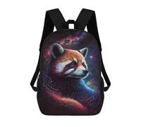 sinyumoney Sacs À Dos Imprimés En 3D Pour Enfants Cosmic Red Panda Art Print-6 Sacs À Dos Tendance Et Décontractés, Sacs De Voyage Mignons, Sacs À Dos Décontractés Pour Garçons Et Filles