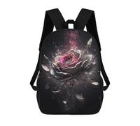 sinyumoney Sacs À Dos Imprimés En 3D Pour Enfants Cosmic Rose Bloom-1 Sacs À Dos Tendance Et Décontractés, Sacs De Voyage Mignons, Sacs À Dos Décontractés Pour Garçons Et Filles