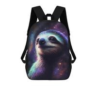 sinyumoney Sacs À Dos Imprimés En 3D Pour Enfants Cosmic Sloth Portrait-21 Sacs À Dos Scolaires Garçon Fille Avec Grandes Poches Pour Enfants 17inch