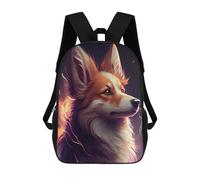 sinyumoney Sacs À Dos Imprimés En 3D Pour Enfants Cute Dog Face Anime Animal : Sac À Dos Scolaire Mignon Pour Garçons, Idéal Pour Les Activités De Plein Air Et Les Sorties Au Collège 17inch