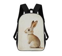 sinyumoney Sacs À Dos Imprimés En 3D Pour Enfants Cute Rabbit Bunny Nursery Sacs À Dos Tendance Et Décontractés, Sacs De Voyage Mignons, Sacs À Dos Décontractés Pour Garçons Et Filles