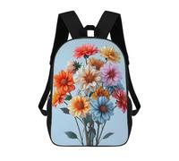 sinyumoney Sacs À Dos Imprimés En 3D Pour Enfants Dahlia Multicolor Sacs À Dos Scolaires Garçon Fille Avec Grandes Poches Pour Enfants 17inch