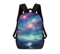 sinyumoney Sacs À Dos Imprimés En 3D Pour Enfants Enchanted Celestial Landscape -1 Sacs À Dos Scolaires Garçon Fille Avec Grandes Poches Pour Enfants 17inch